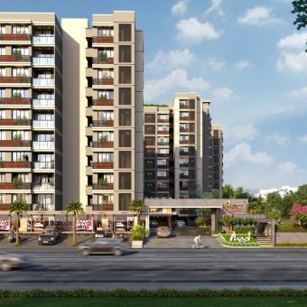 Krish Luxuria 2 luxury apartments in Vastral Ramol Ahmedabad opposite Doon School
