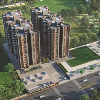 Aangan Sky premium 3 BHK flats in Bilasiya Ahmedabad near Naroda Dehgam Road