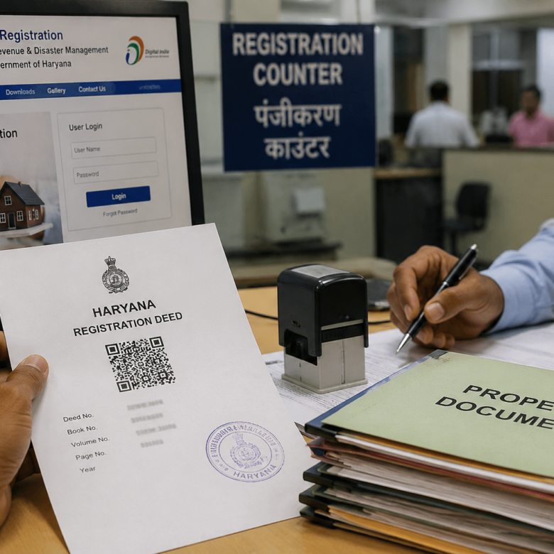 Haryana Property Registration Rules 2026: Aadhaar e-KYC, QR Codes & Digital Registry Bring Major Reform